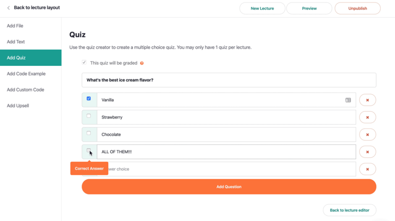 Teachable Quiz Creator