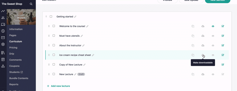 Techable New Lessons