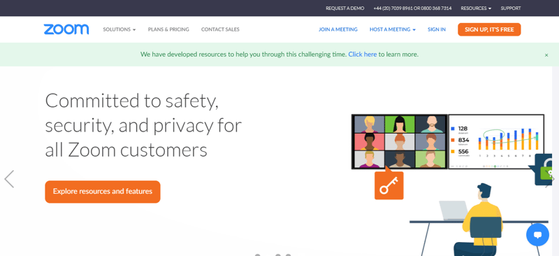 Zoom Webinar Landing Page