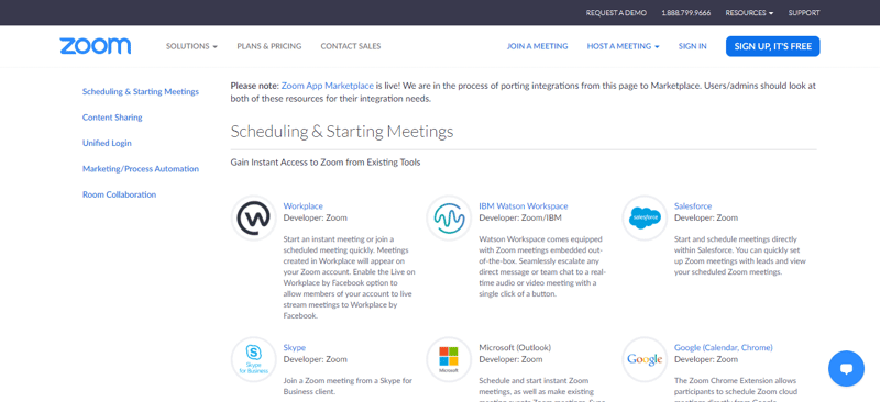 Zoom App Marketplace & Integrations
