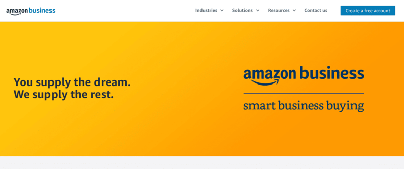 What is B2B marketing example: Amazon Business