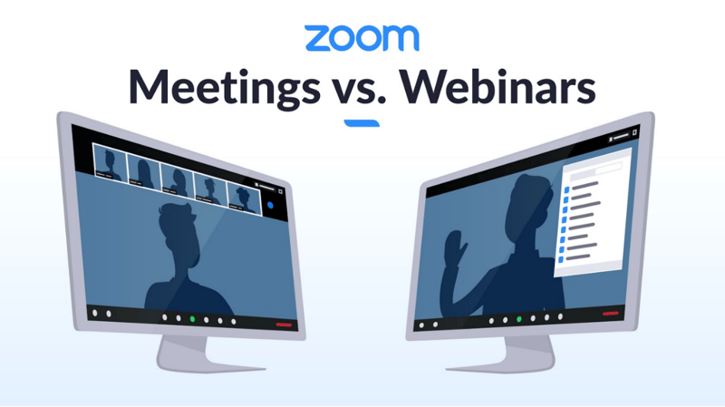 Zoom Webinar vs Meeting Overview