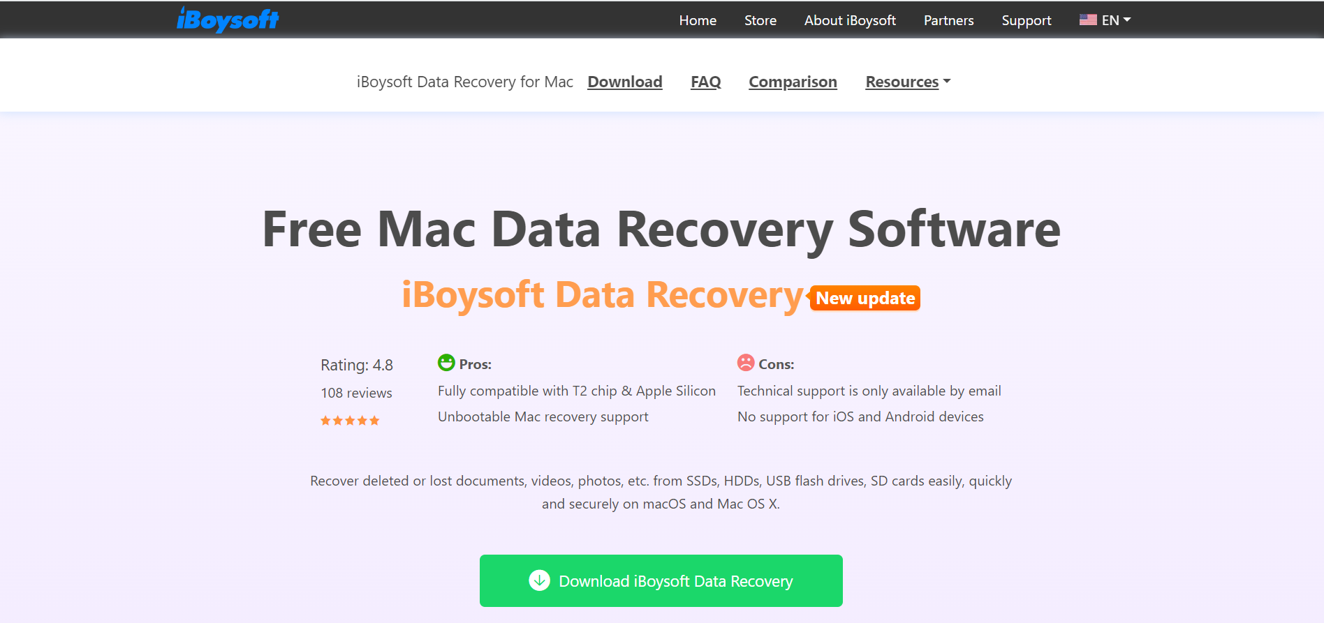 iBoysoft Data Recovery for Mac screenshot 1