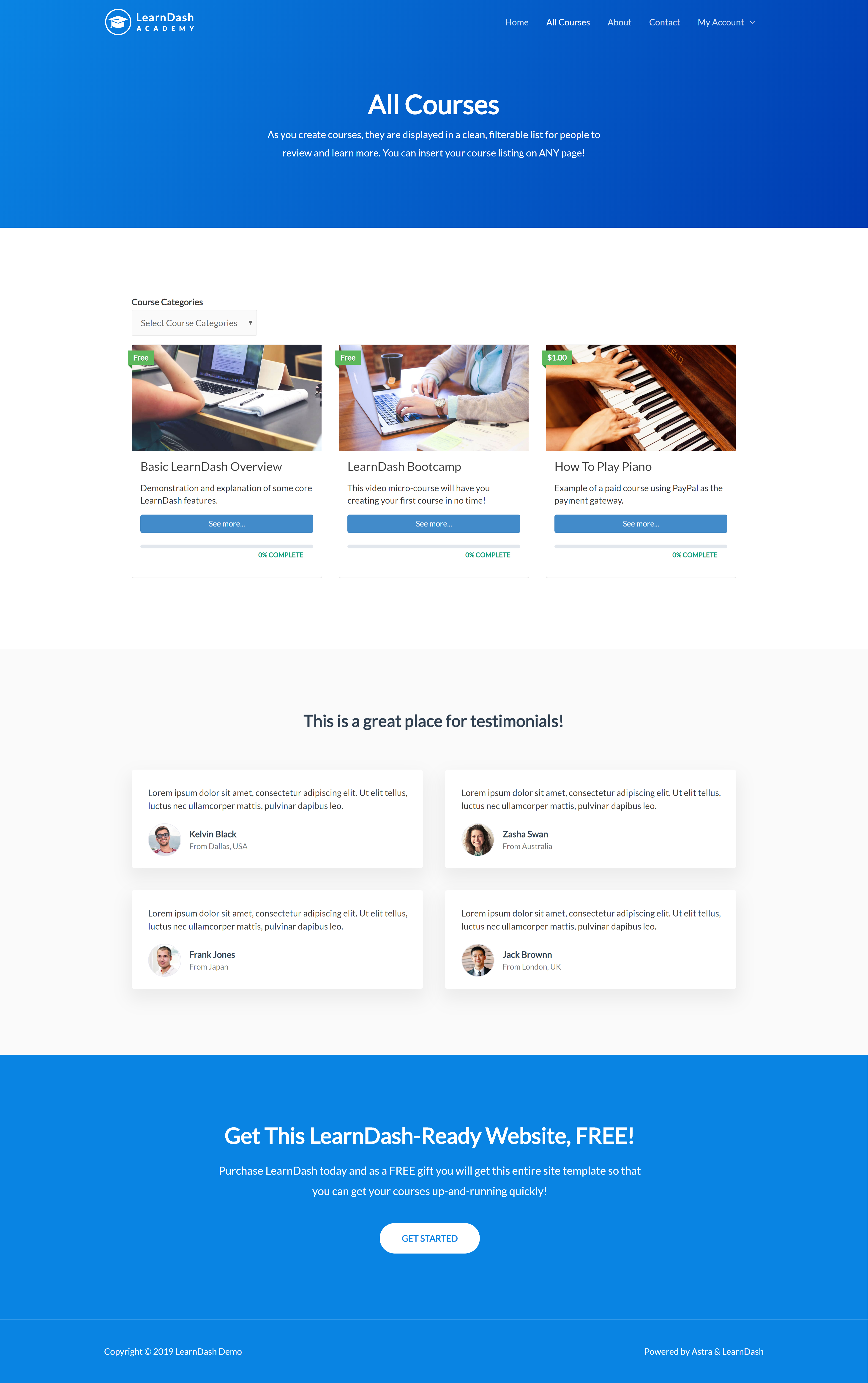 Learndash screenshot 2