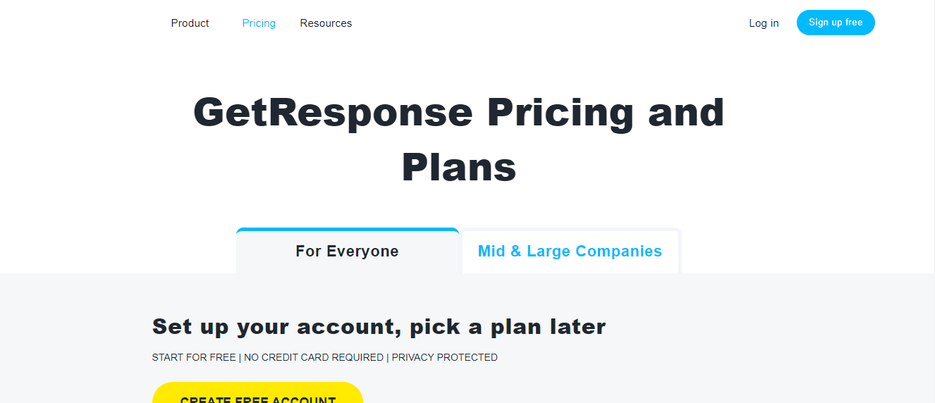 GetResponse screenshot 3