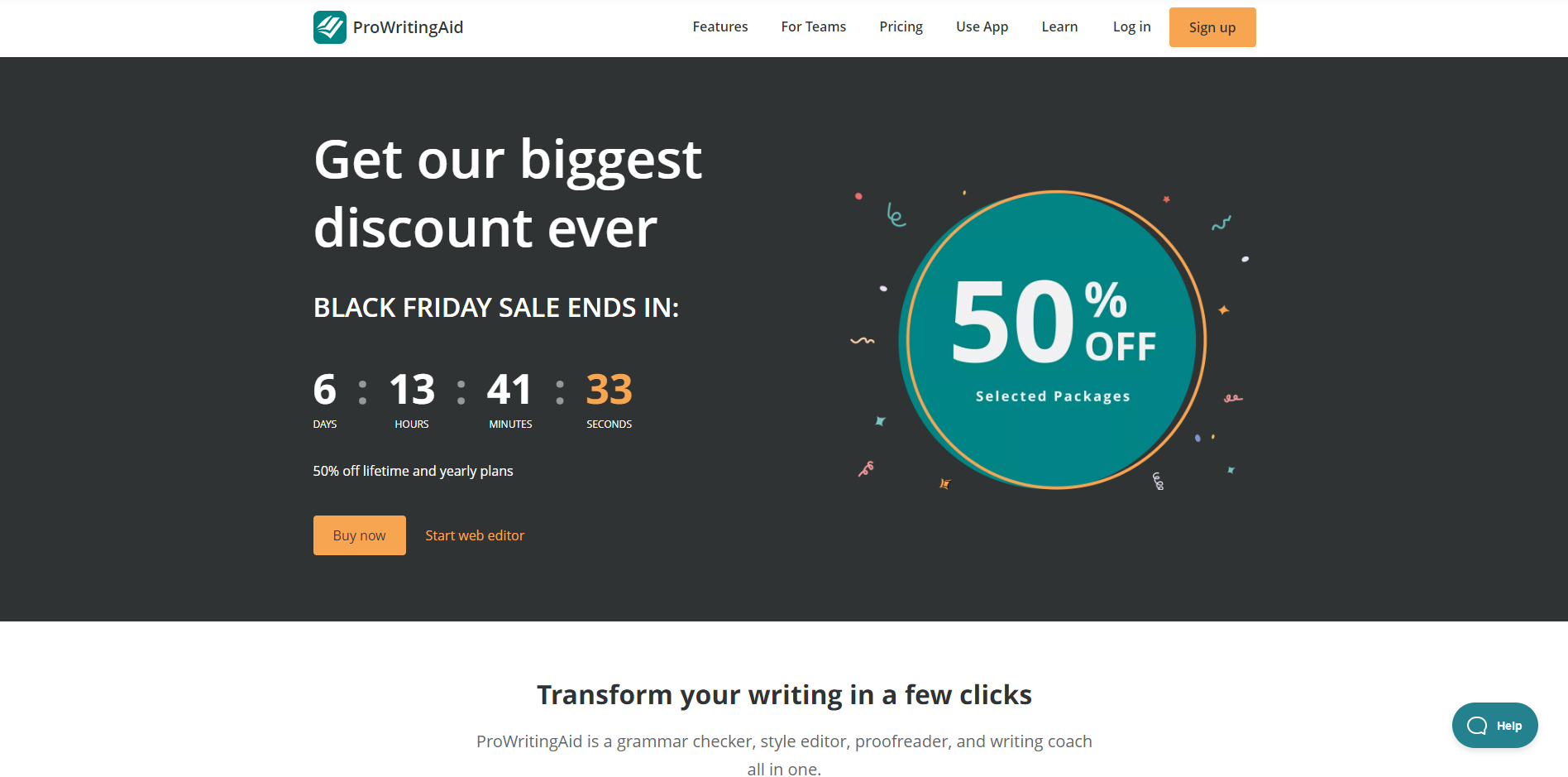 ProWritingAid screenshot 1