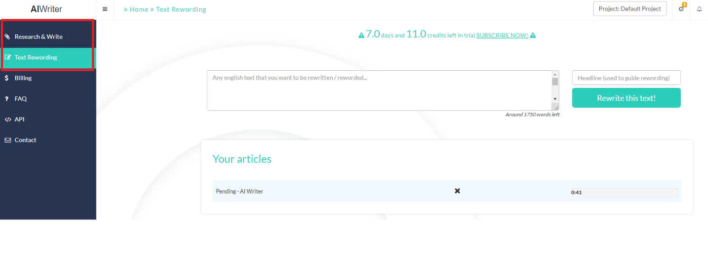 Ai Writer screenshot 3