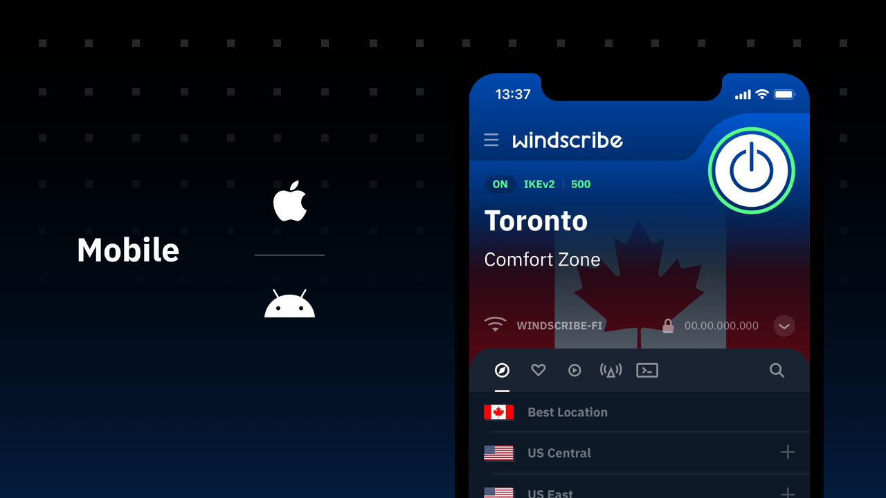 Windscribe screenshot 2