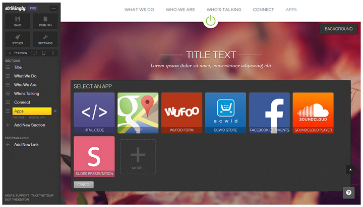 Strikingly screenshot 4