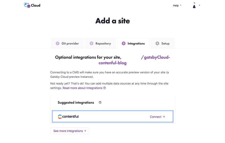 Gatsby Cloud screenshot 2