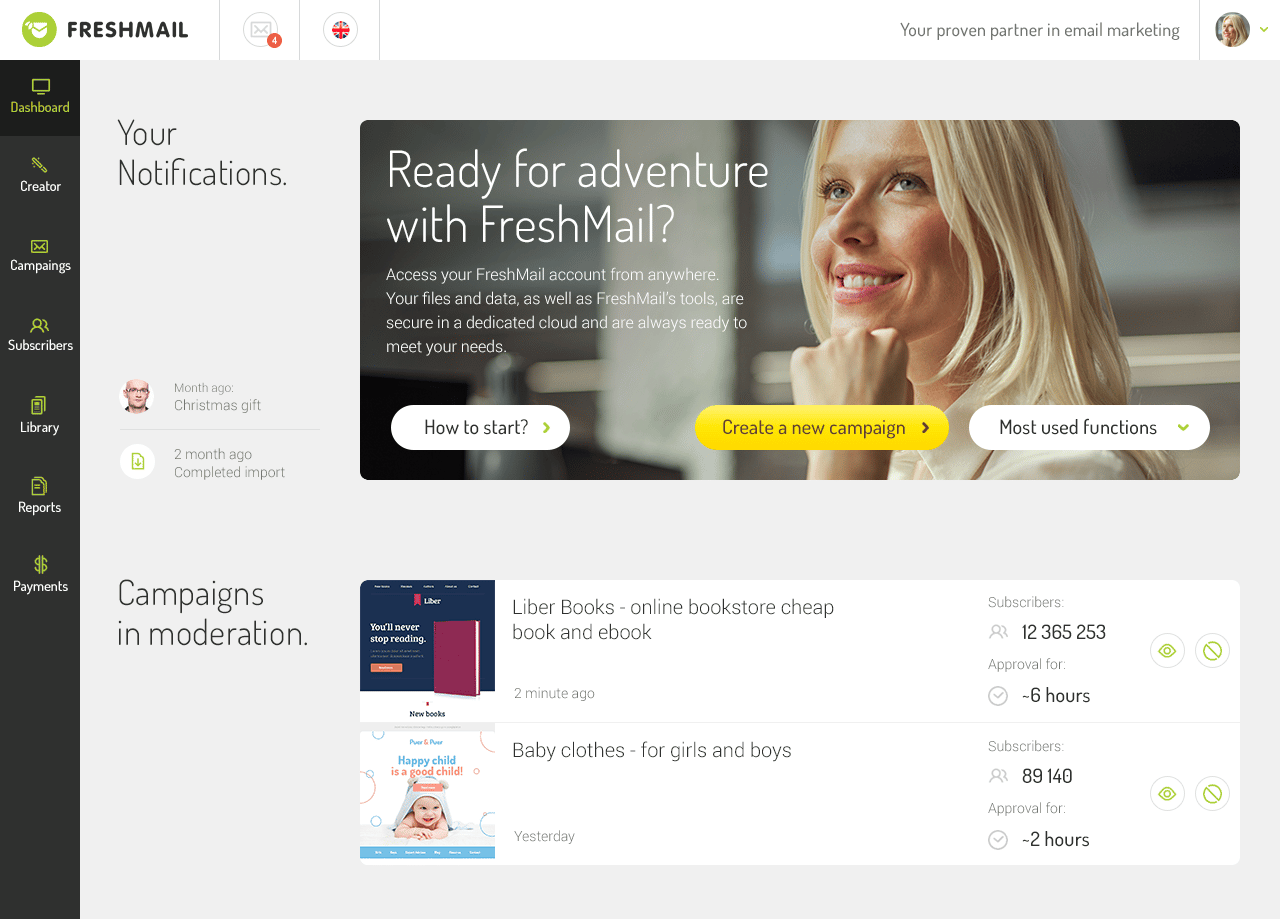 FreshMail screenshot 4