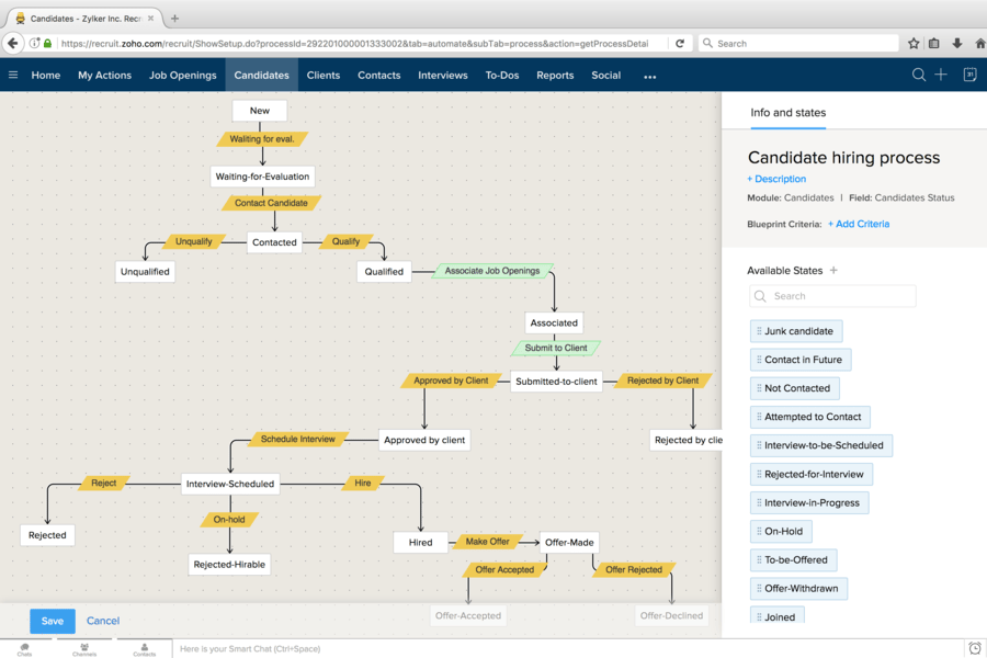 Zoho Recruit screenshot 3
