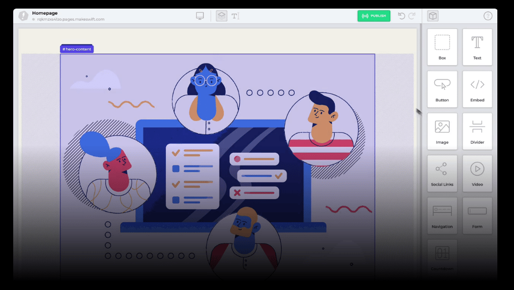 Makeswift screenshot 2