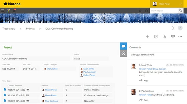 Kintone screenshot 3