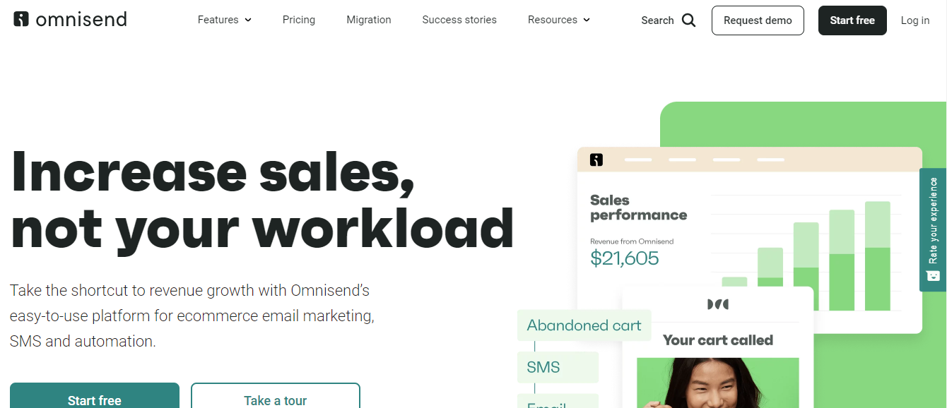 Omnisend screenshot 2