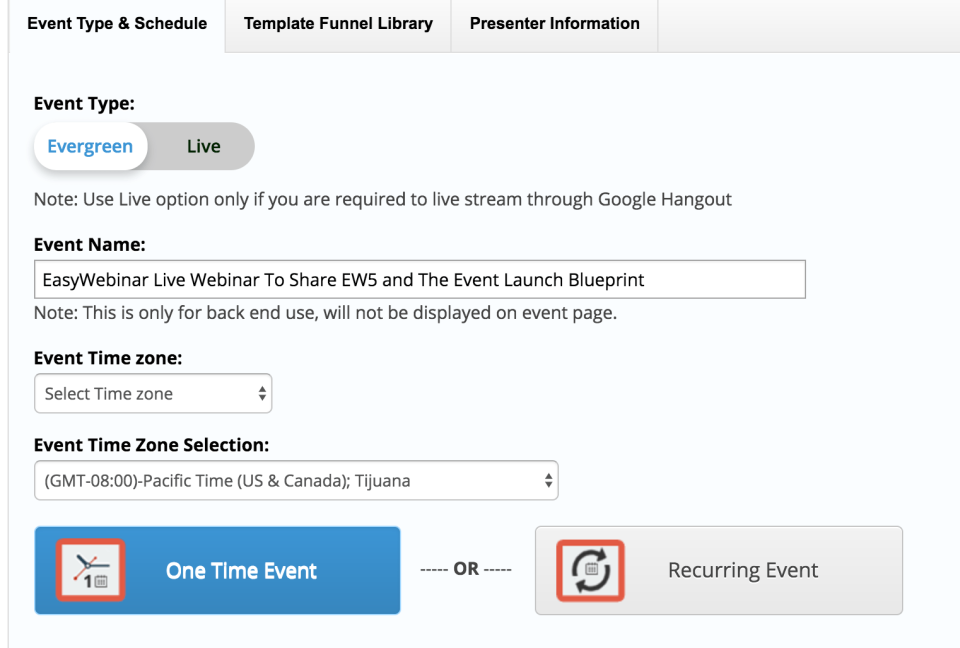 EasyWebinar screenshot 2