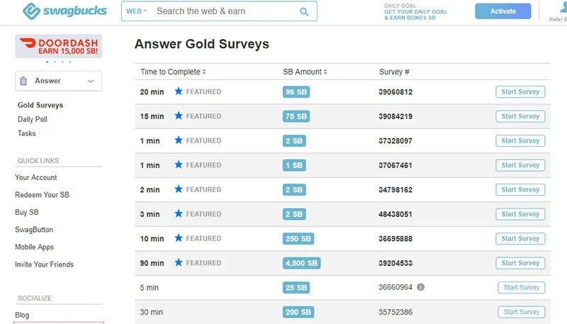 Swagbucks screenshot 4