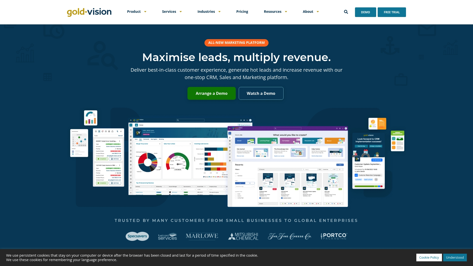 Gold-Vision Homepage