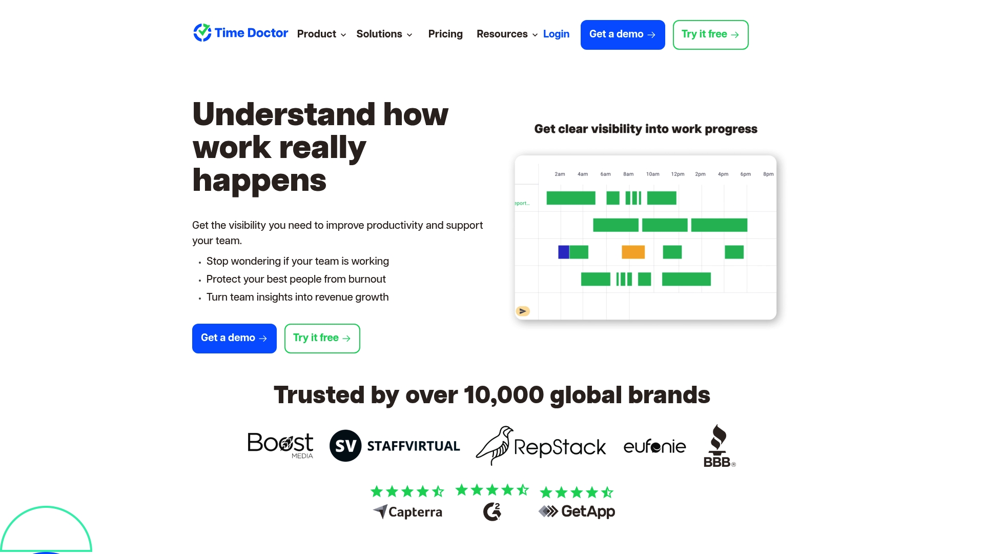 Time Doctor Homepage