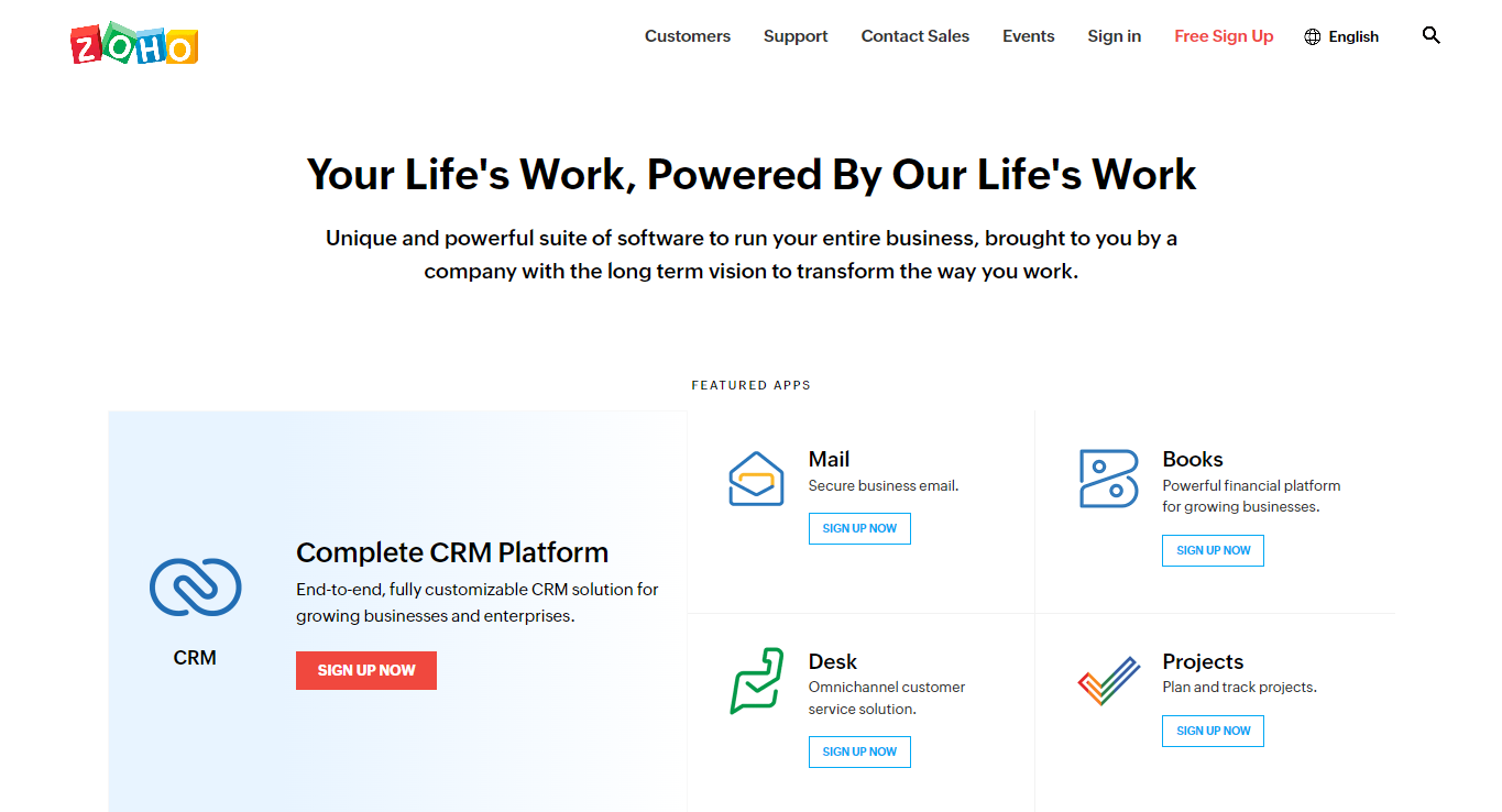 Zoho CRM screenshot 3