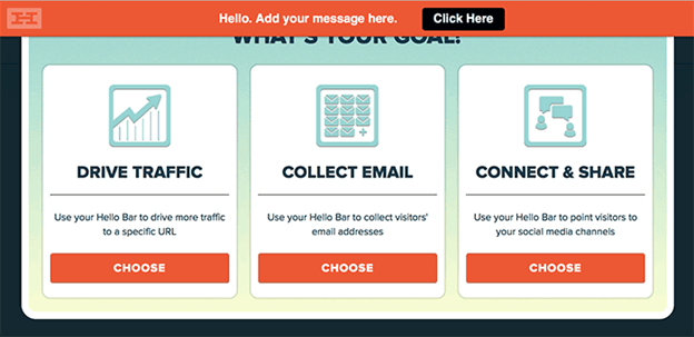 Hello Bar screenshot 3