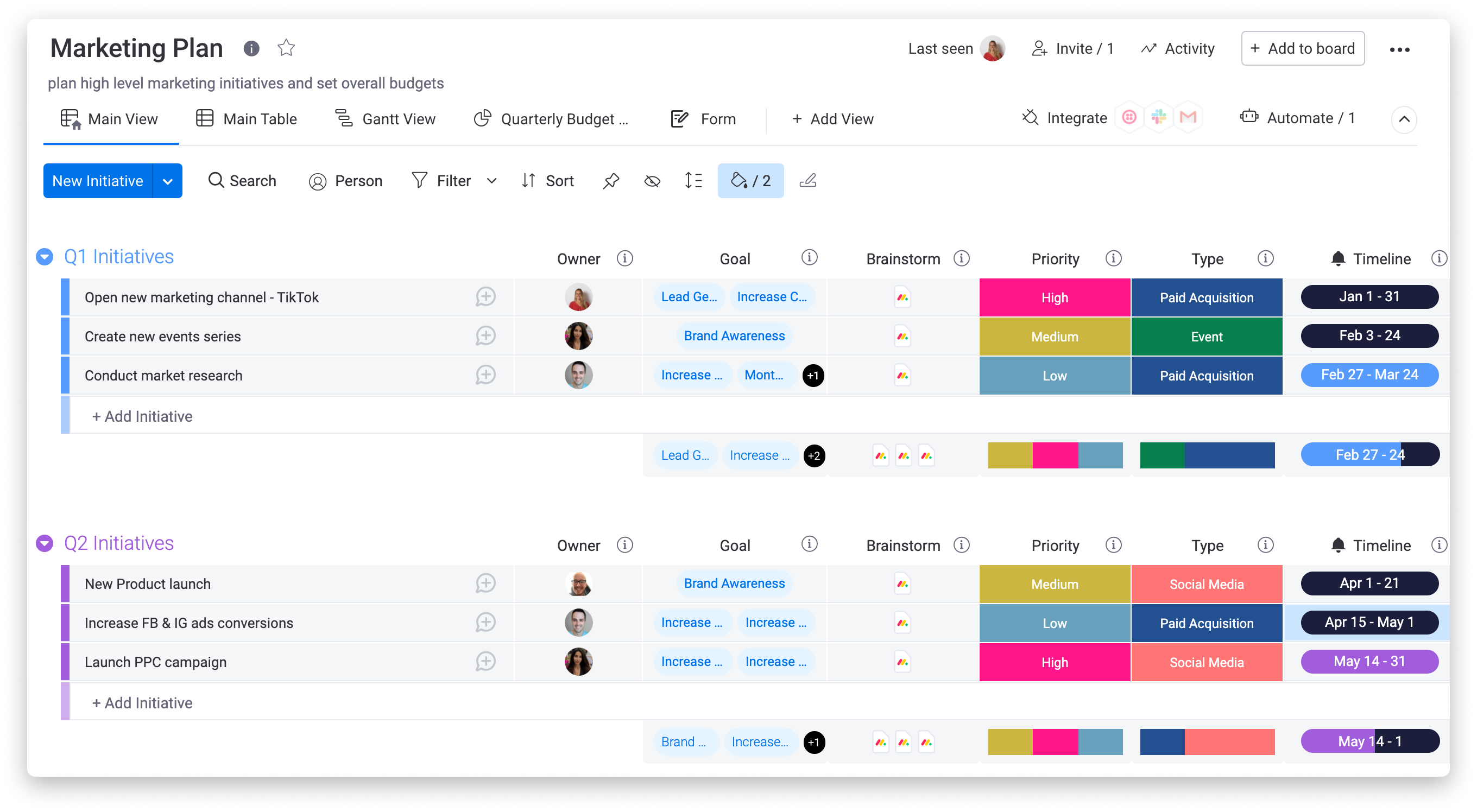 monday marketer screenshot 2