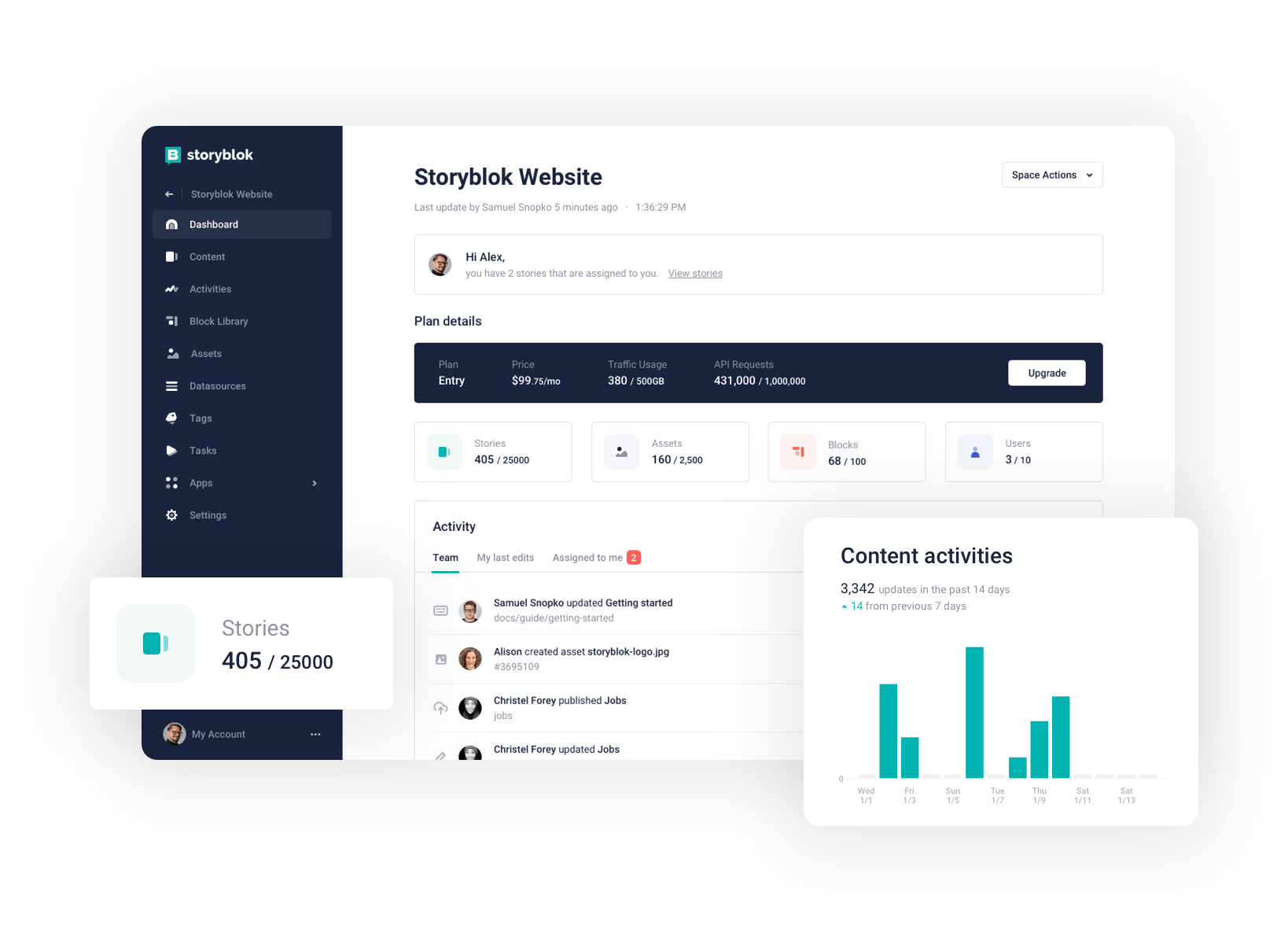 Storyblok screenshot 3