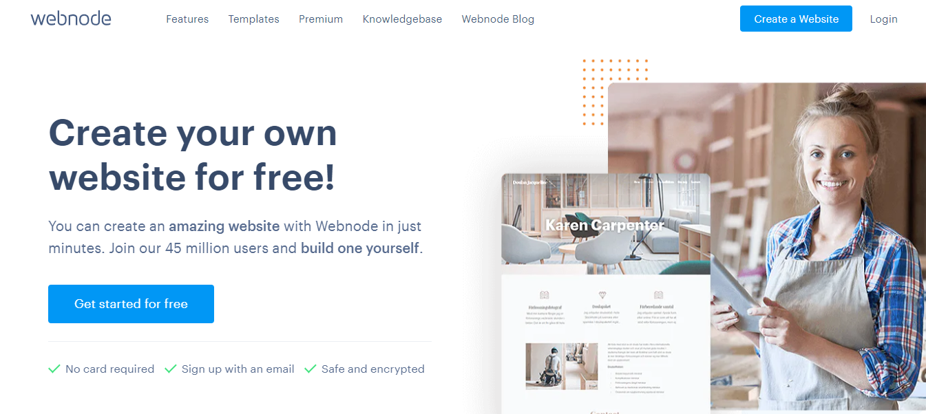 Webnode screenshot 2