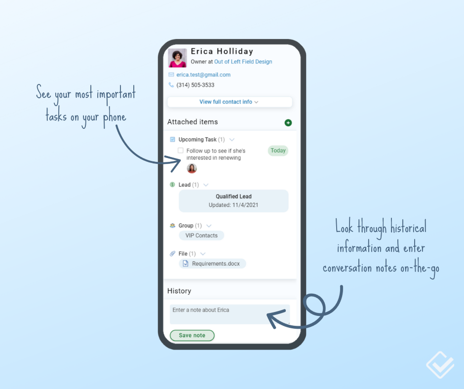 Less Annoying CRM screenshot 1