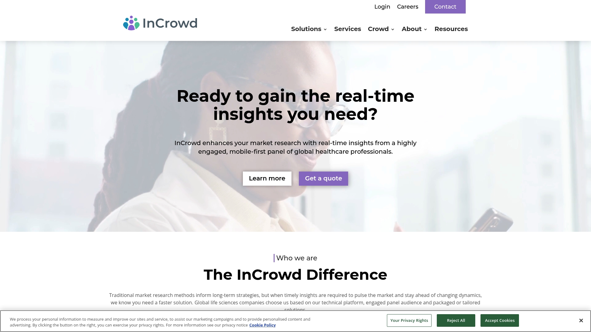 Incrowd Interview Homepage