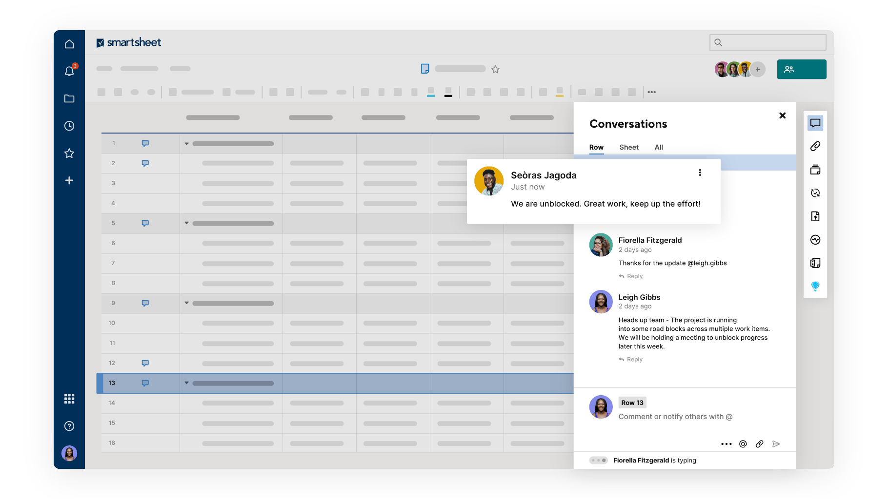 Smartsheet screenshot 2