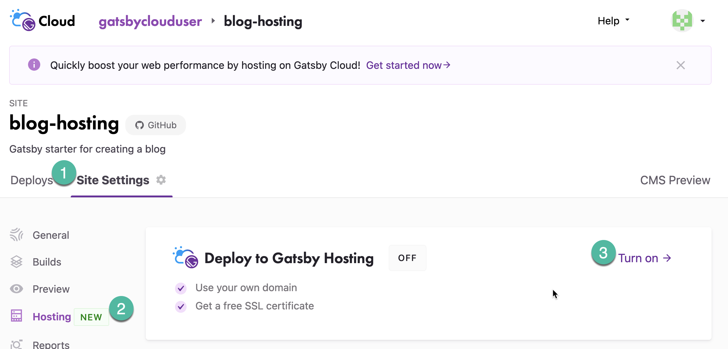 Gatsby Cloud screenshot 4
