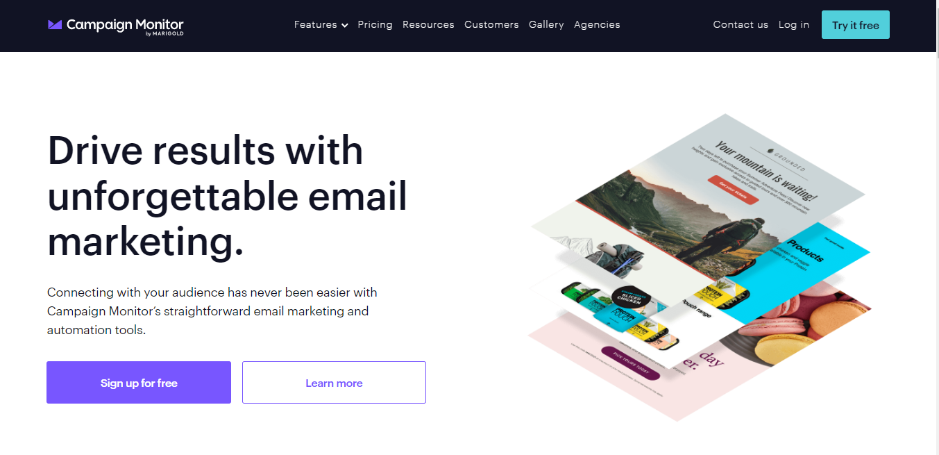 Campaign Monitor screenshot 1