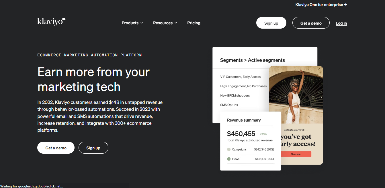 Klaviyo screenshot 3