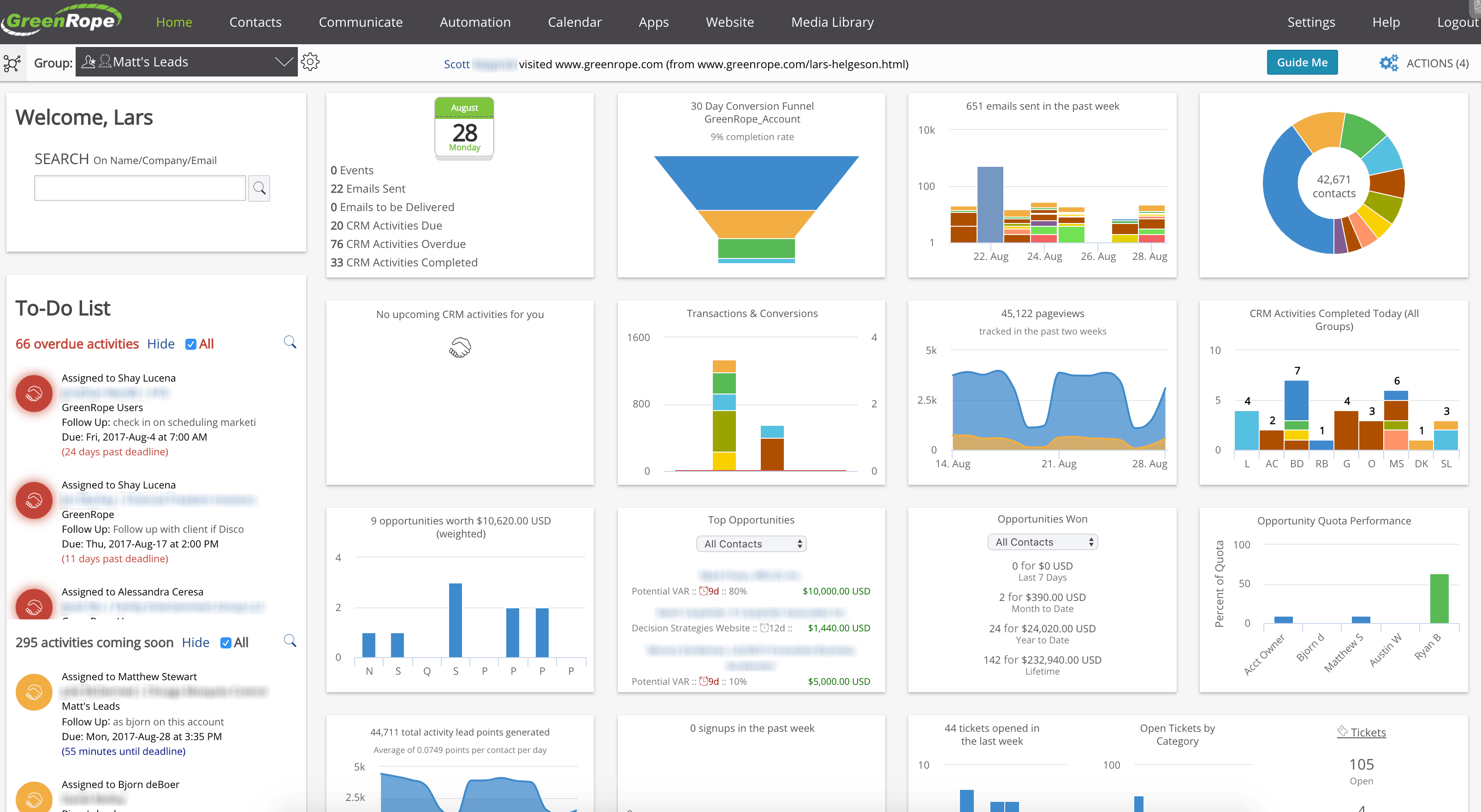 GreenRope screenshot 1