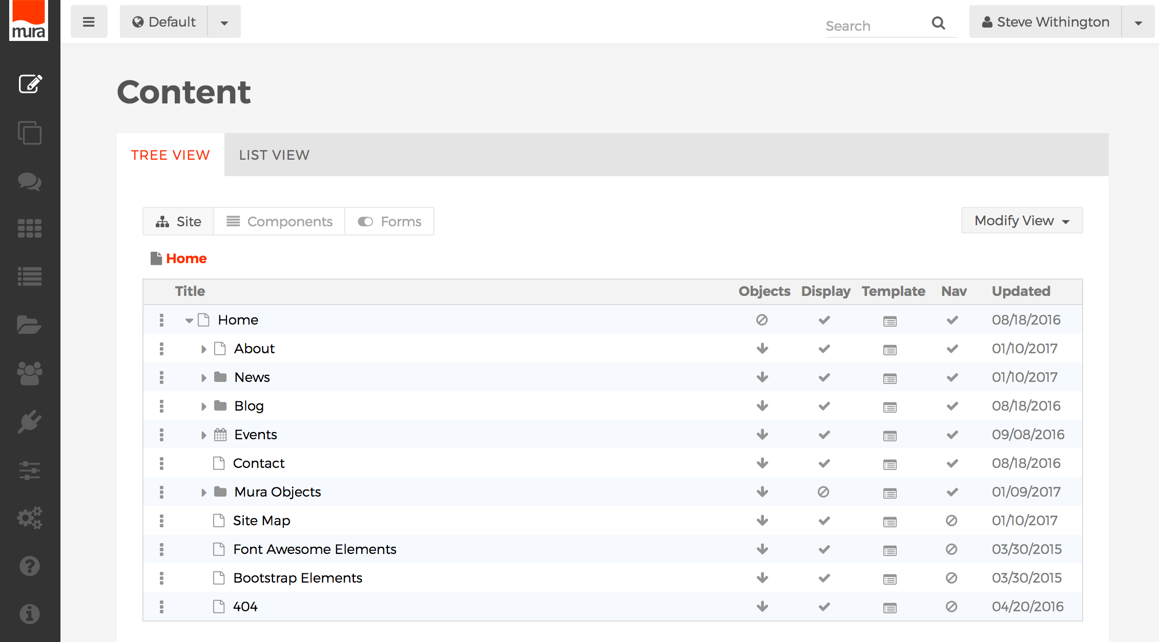 Mura CMS screenshot 5