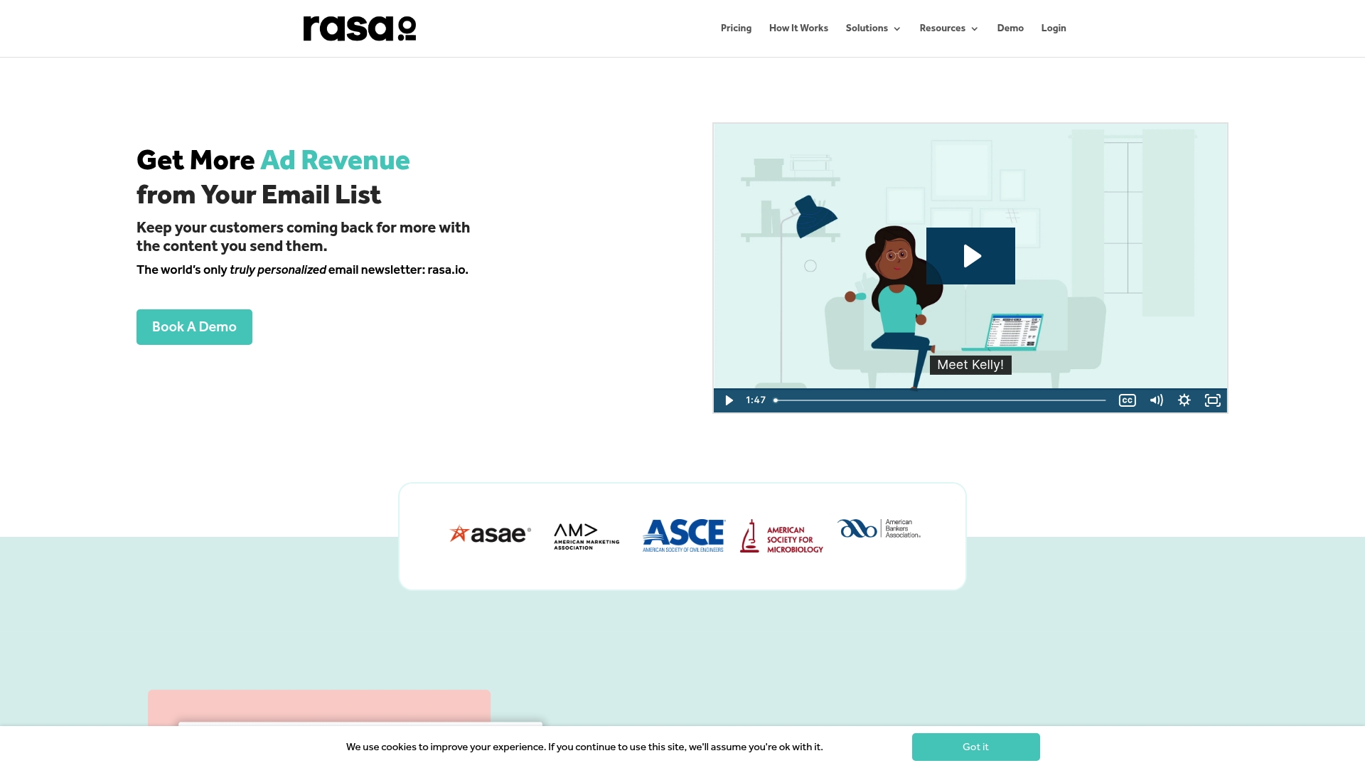 rasa.io Homepage