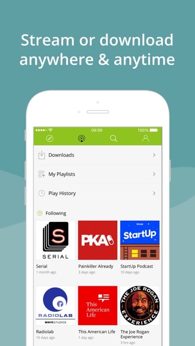 Podbean screenshot 2