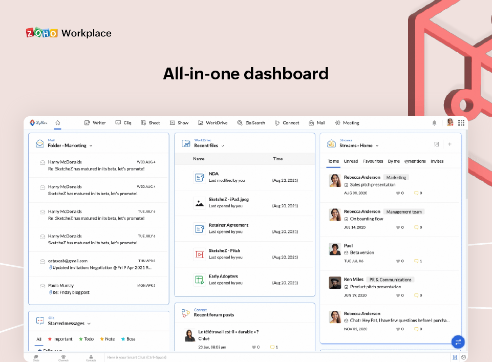 Zoho Workplace screenshot 2