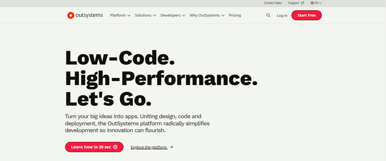 OutSystems screenshot 4