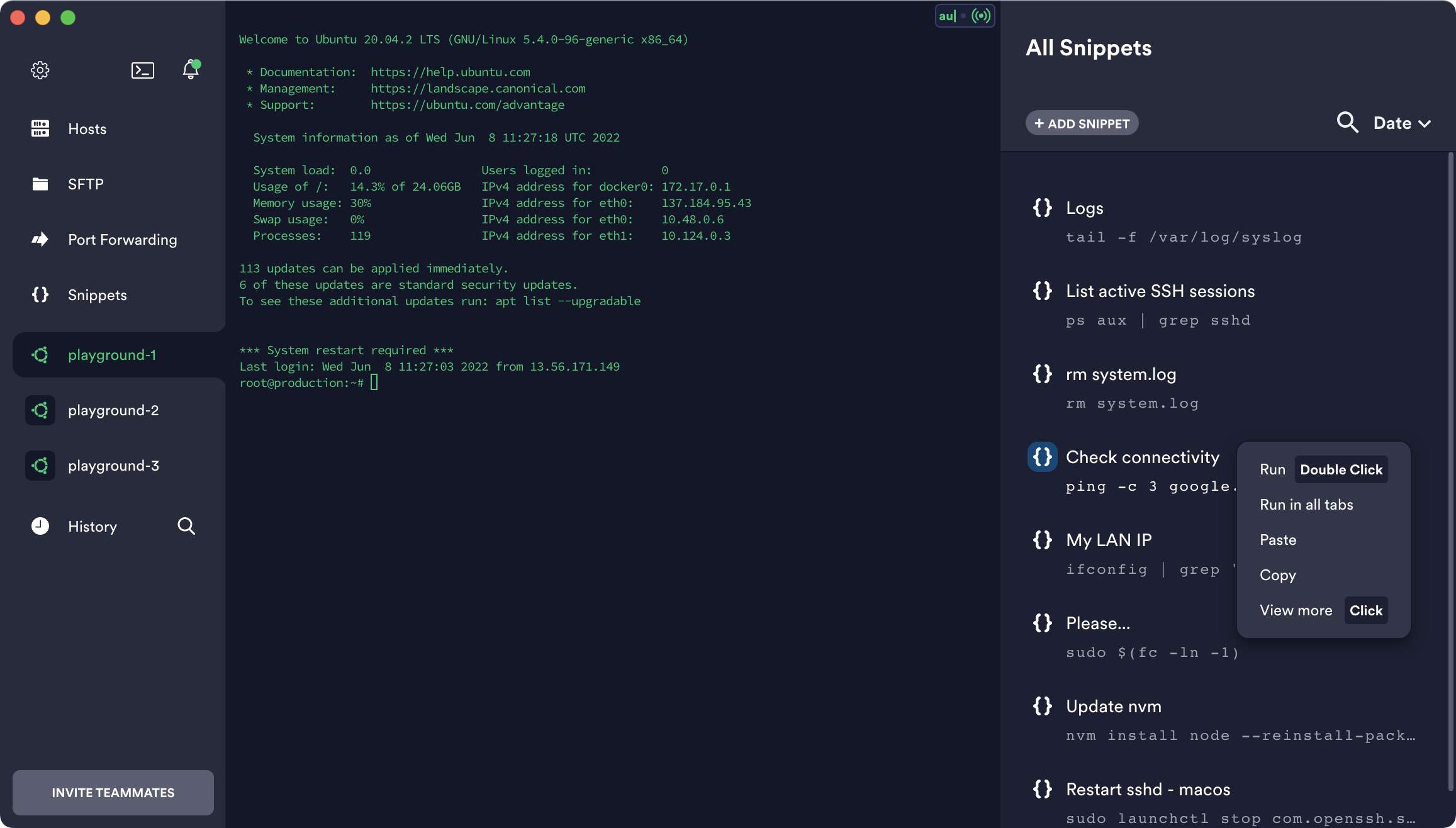 Termius screenshot 3