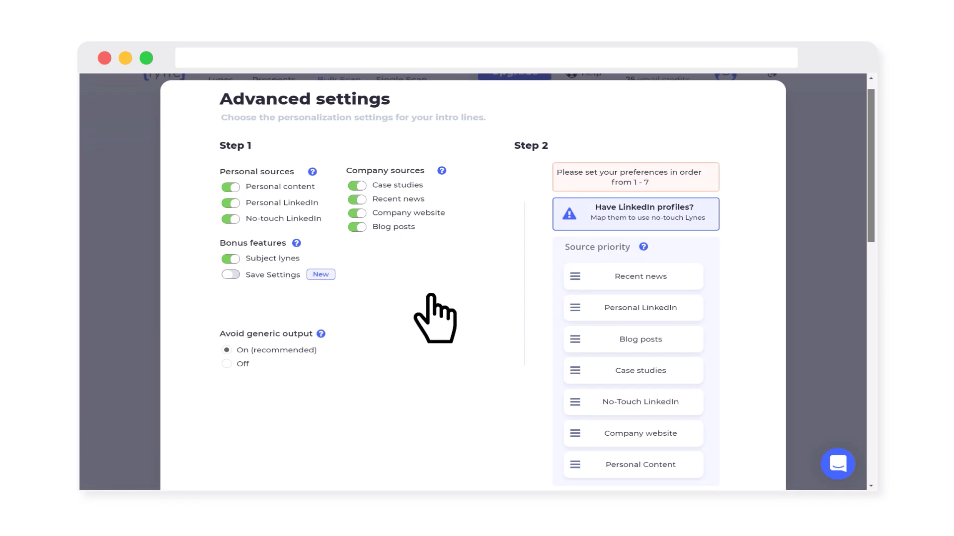 Lyne.ai screenshot 3