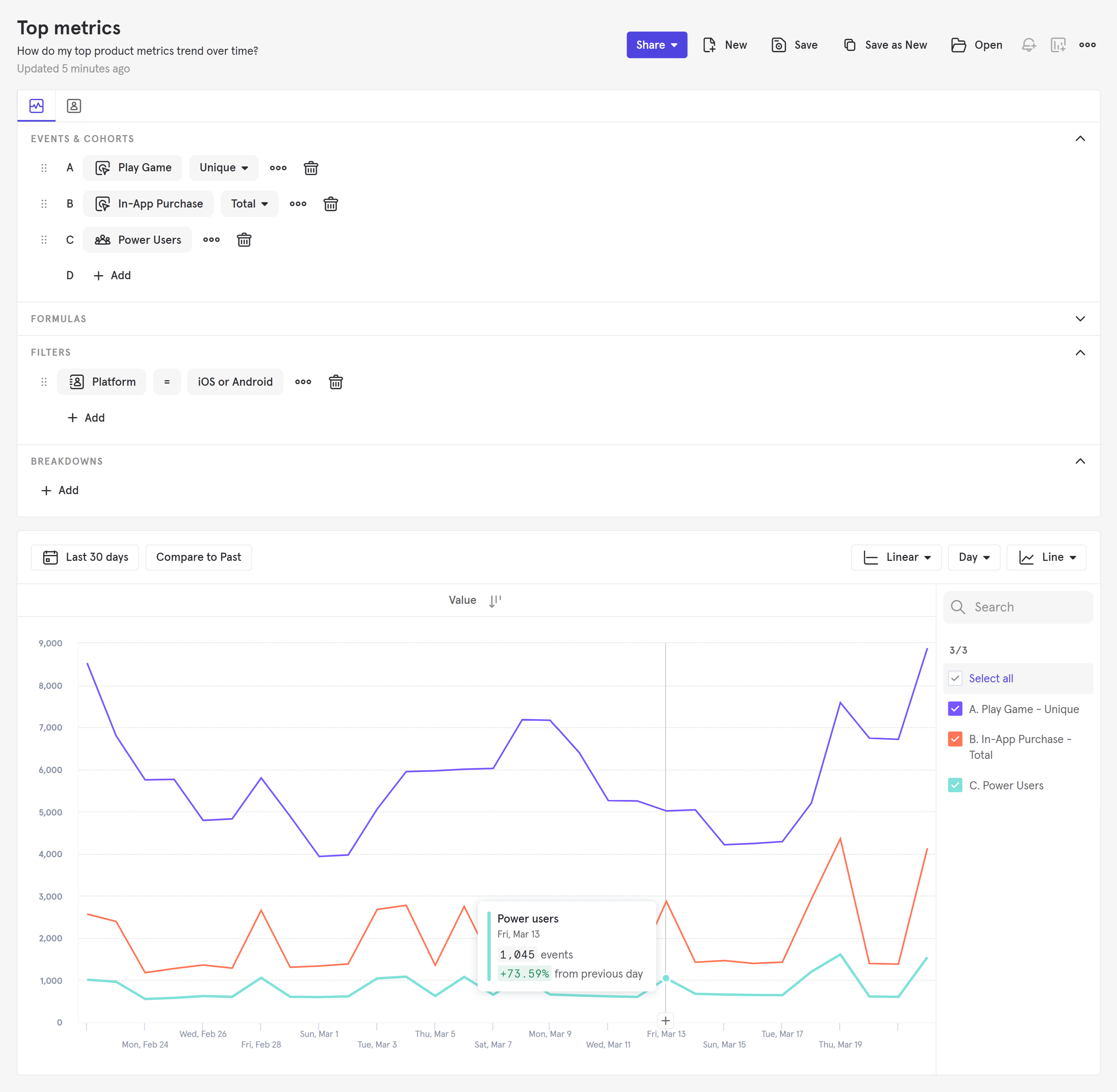 Mixpanel screenshot 4
