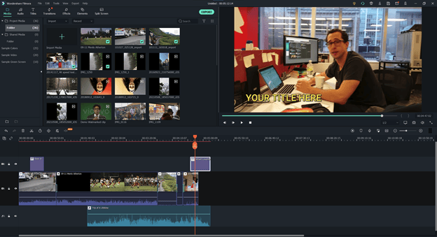 Wondershare Filmora screenshot 2