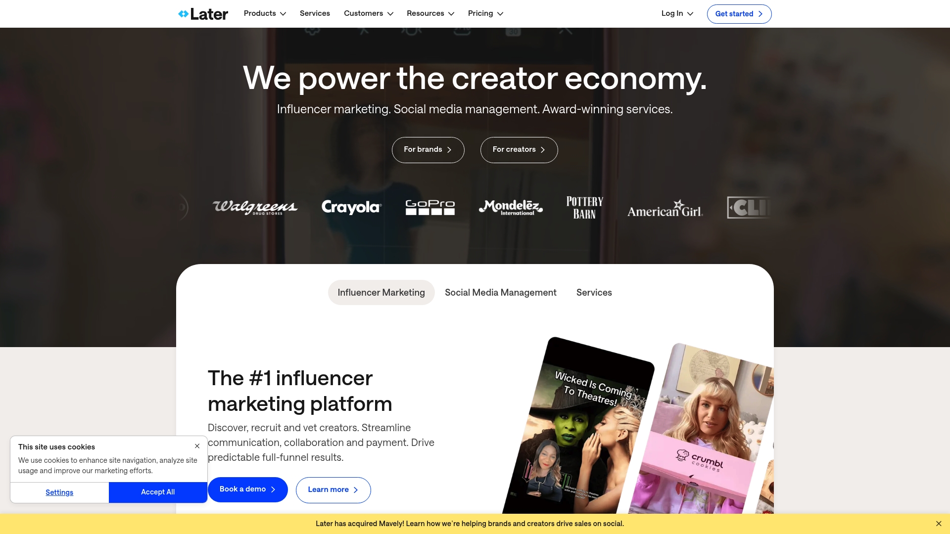 Later - Later Homepage