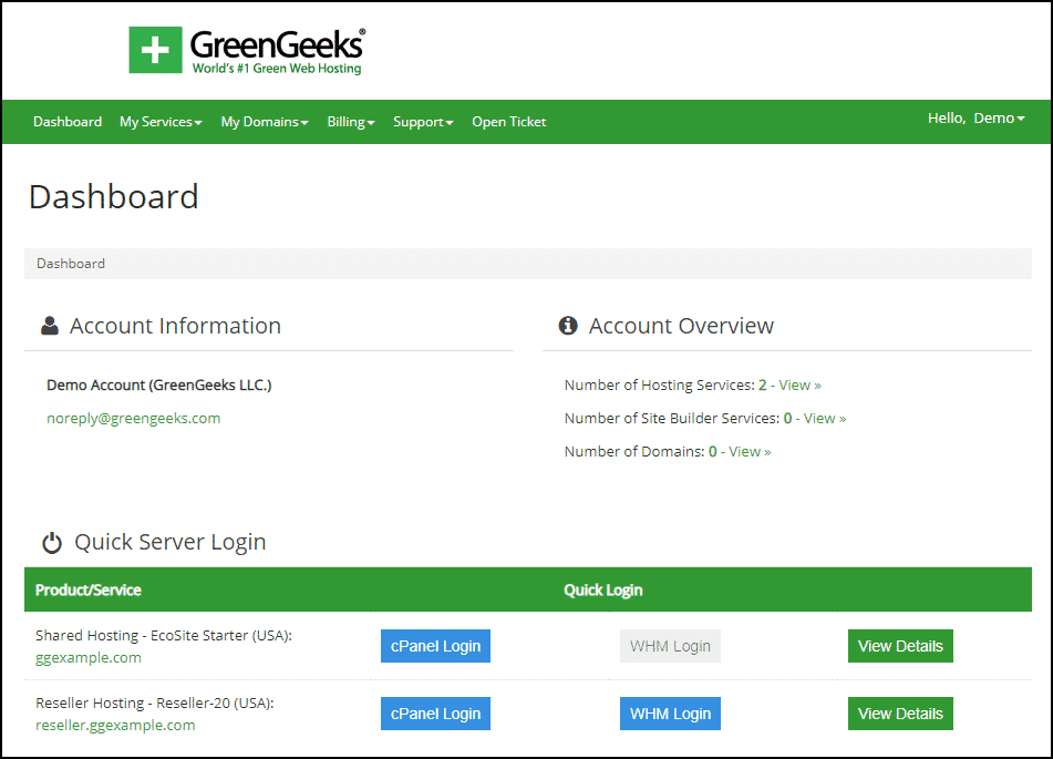 GreenGeeks screenshot 5