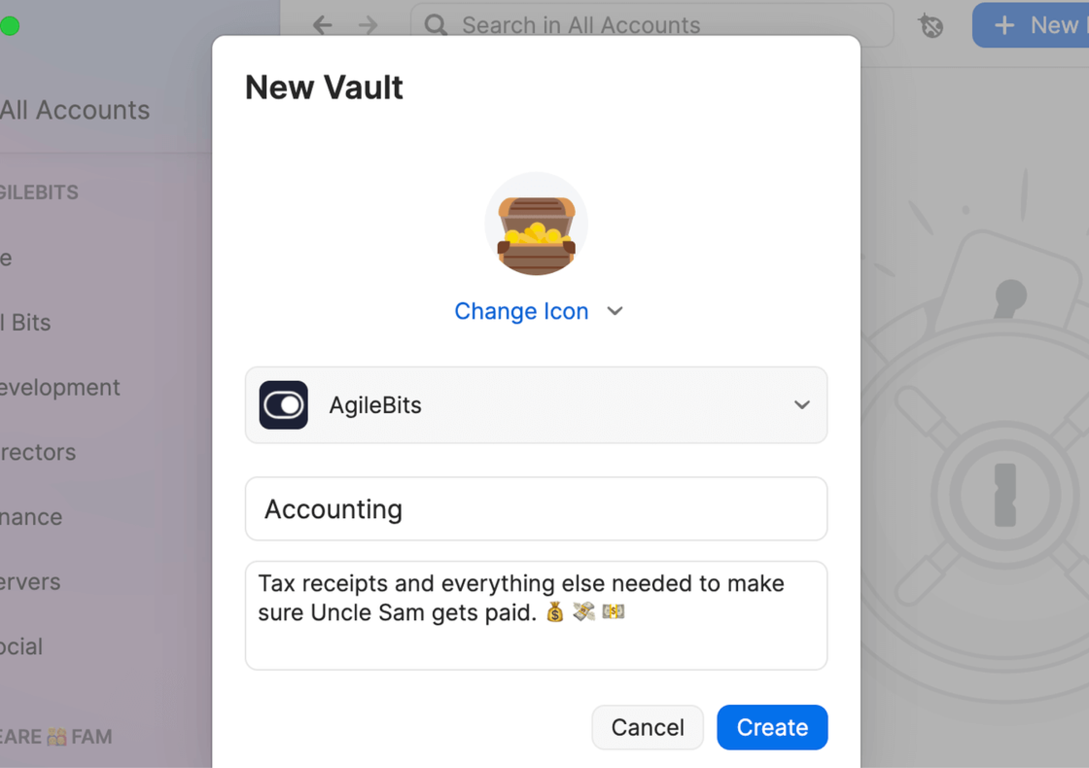 1Password screenshot 3