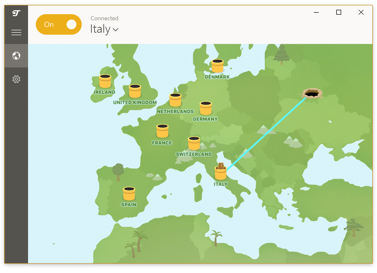 Tunnelbear screenshot 3