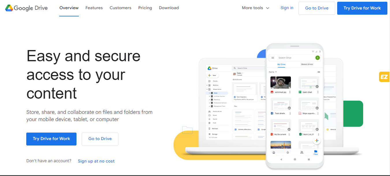 Google Drive screenshot 1