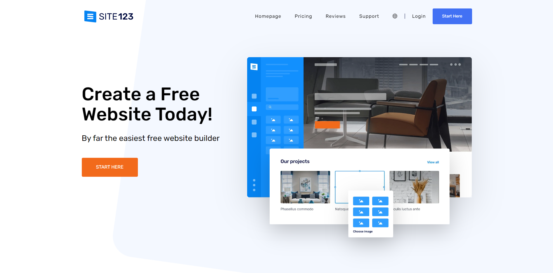 Site123 screenshot 3